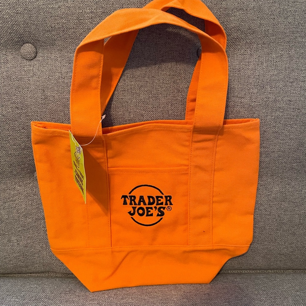 Trader Joe's Orange Tote Bag Price Drop!